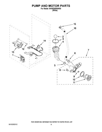 Diagram for MHWE950WW00