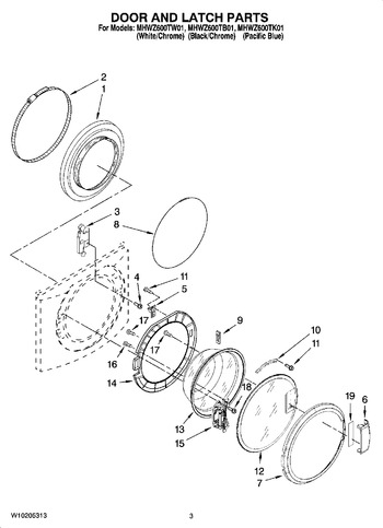 Diagram for MHWZ600TK01