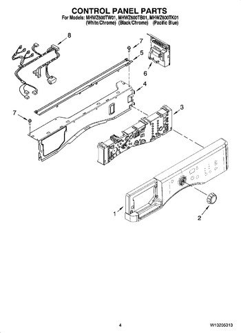 Diagram for MHWZ600TK01