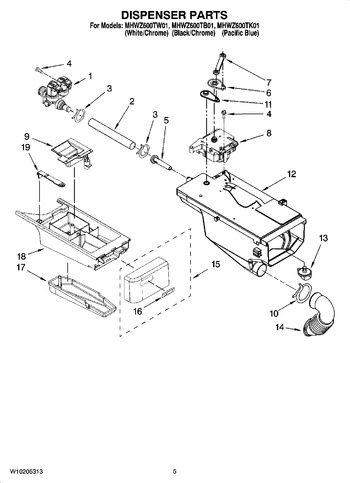 Diagram for MHWZ600TK01