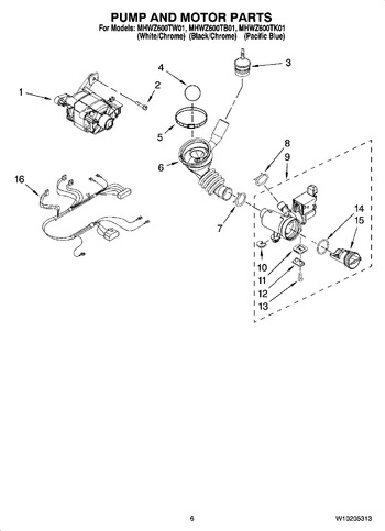 Diagram for MHWZ600TK01