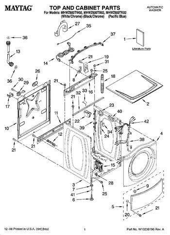 Diagram for MHWZ600TB02