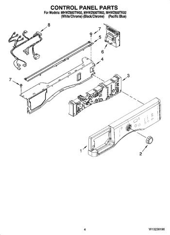 Diagram for MHWZ600TK02