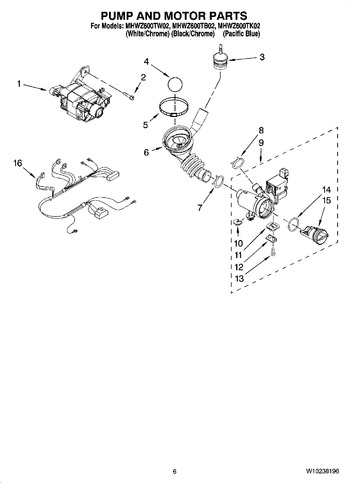 Diagram for MHWZ600TK02