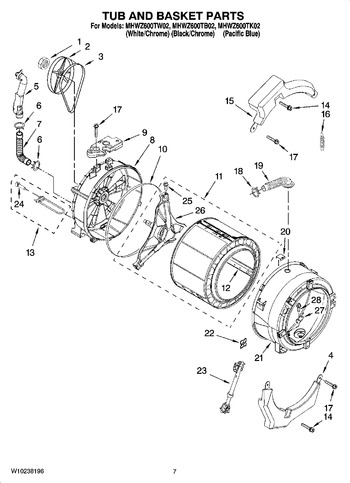 Diagram for MHWZ600TK02