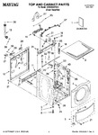 Diagram for 01 - Top And Cabinet Parts