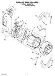 Diagram for 06 - Tub And Basket Parts, Optional Parts (not Included)