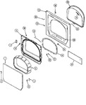 Diagram for 03 - Door (dryer)