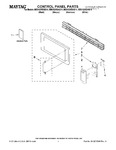 Diagram for 01 - Control Panel Parts