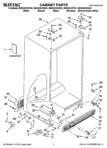 Diagram for MSD2254VEQ01