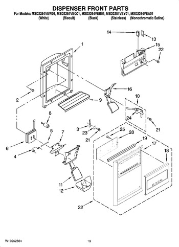 Diagram for MSD2254VEQ01