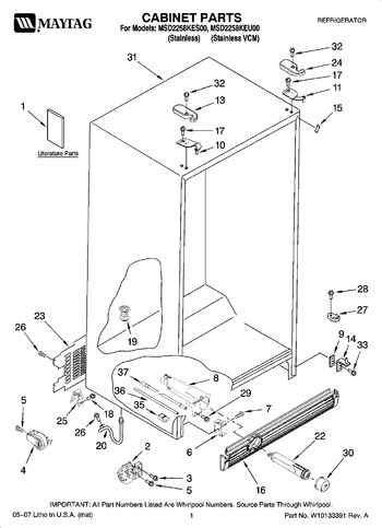 Diagram for MSD2258KEU00