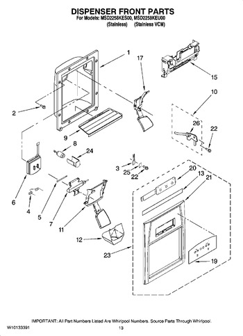 Diagram for MSD2258KEU00