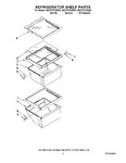 Diagram for 03 - Refrigerator Shelf Parts