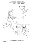 Diagram for 08 - Dispenser Front Parts