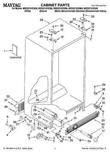 Diagram for MSD2274VEA00