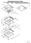 Diagram for 03 - Refrigerator Shelf Parts