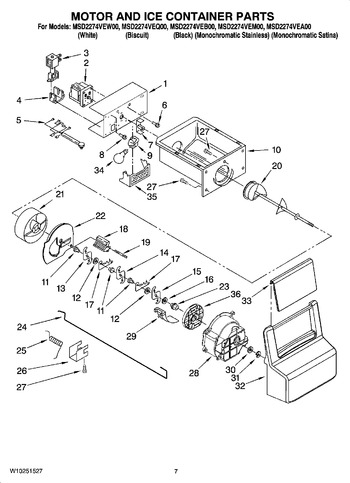 Diagram for MSD2274VEW00