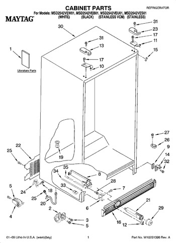 Diagram for MSD2542VEU01