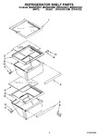 Diagram for 03 - Refrigerator Shelf Parts