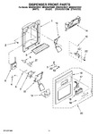 Diagram for 08 - Dispenser Front Parts