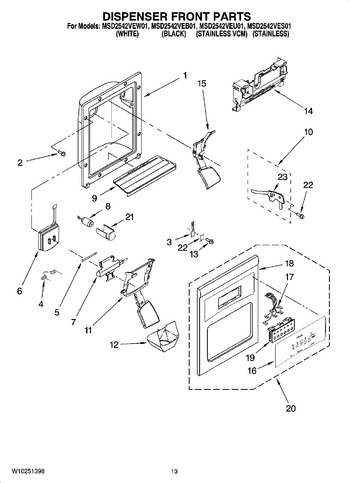 Diagram for MSD2542VEU01