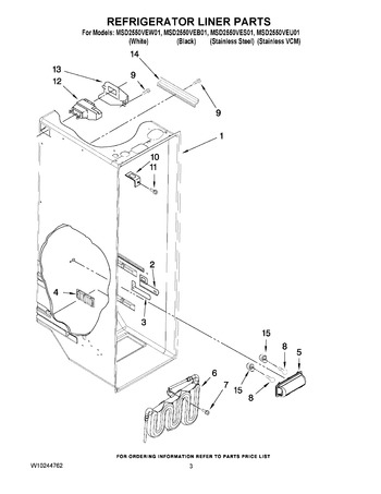 Diagram for MSD2550VEW01