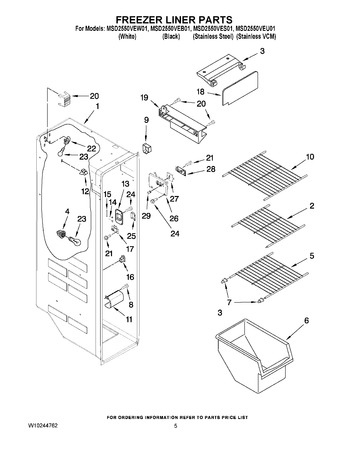 Diagram for MSD2550VEU01