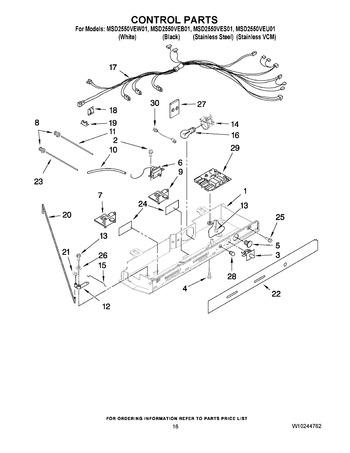 Diagram for MSD2550VEU01