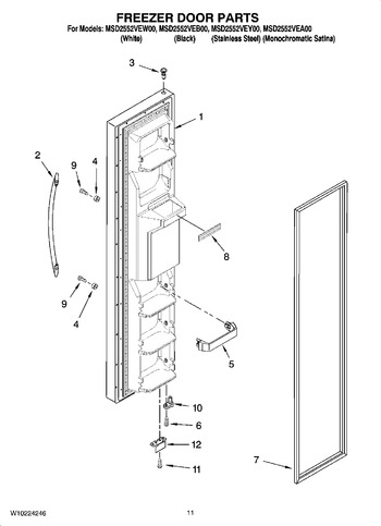 Diagram for MSD2552VEY00