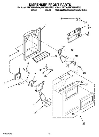 Diagram for MSD2552VEW00