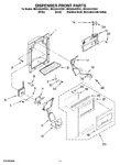 Diagram for 08 - Dispenser Front Parts