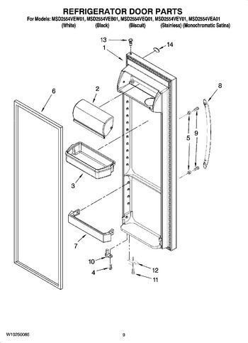 Diagram for MSD2554VEW01