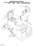 Diagram for 08 - Dispenser Front Parts