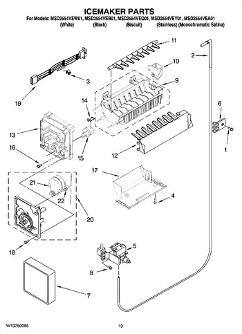 Diagram for MSD2554VEW01