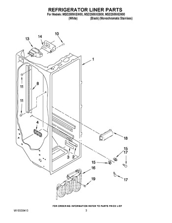 Diagram for MSD2559XEW00