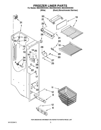 Diagram for MSD2559XEW00