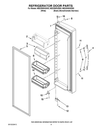 Diagram for MSD2559XEW00