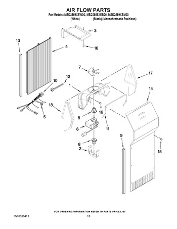 Diagram for MSD2559XEW00