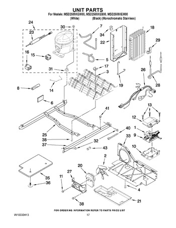 Diagram for MSD2559XEW00