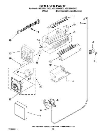 Diagram for MSD2559XEW00