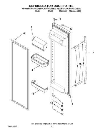 Diagram for MSD2572VES00