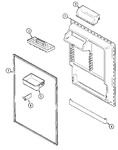 Diagram for 06 - Fresh Food Inner Door (bisque)