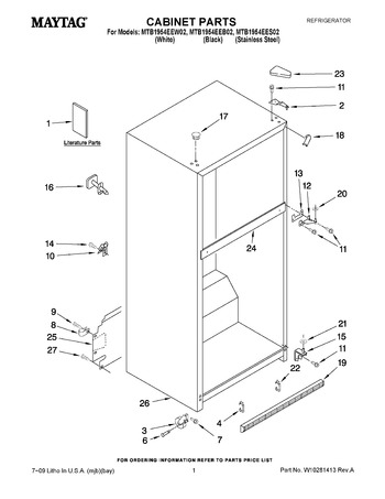 Diagram for MTB1954EEW02