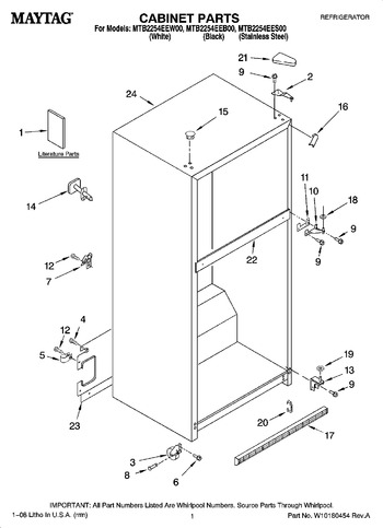 Diagram for MTB2254EEW00