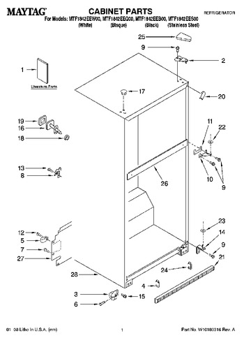 Diagram for MTF1842EES00