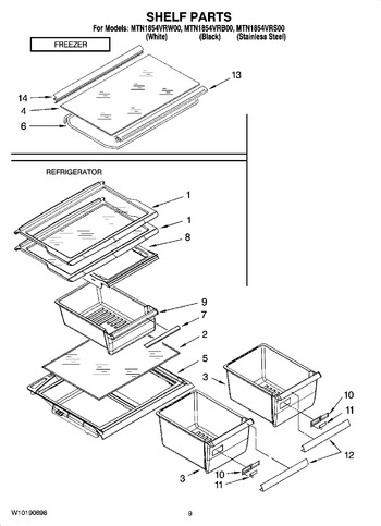 Diagram for MTN1854VRW00