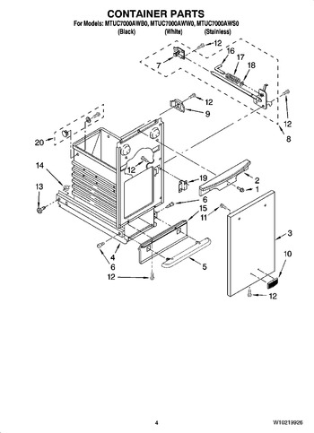 Diagram for MTUC7000AWB0