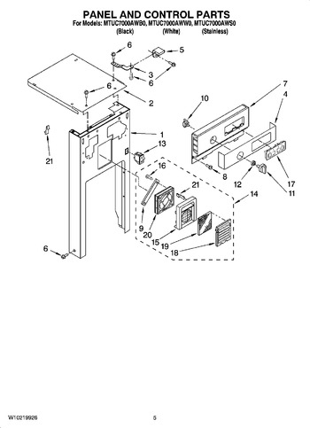 Diagram for MTUC7000AWB0