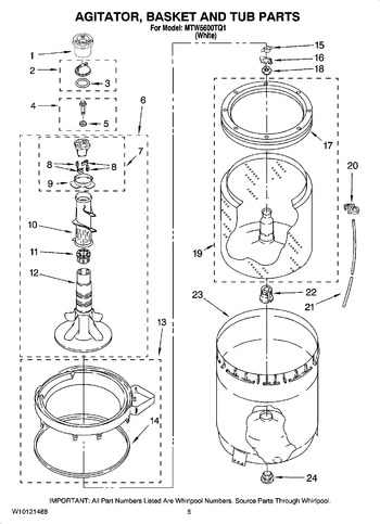 Diagram for MTW5600TQ1